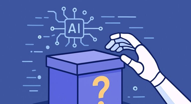 Online mystery box i AI